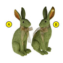 Werner Voss Bunny Glitter Con Fiocco - Statuetta In Resina Con Pelo