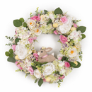 Fiori di Lena | Ghirlanda Pasquale con decoro floreale Ø 60 cm.