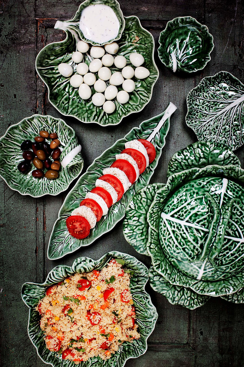 Bordallo - Pinheiro Servizio di Piatti 12 pz. in ceramica | Couve - Verde