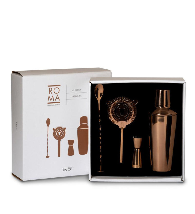 Set Cocktail in acciaio INOX Rose Gold WD Lifestyle