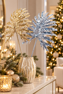 EDG Enzo De Gasperi | Foglia di Monstera con Paillettes Natale - 2 Colori