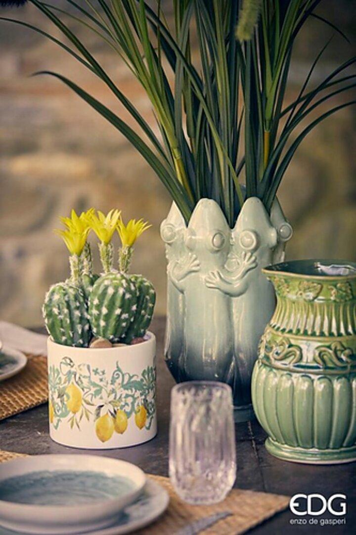 Vaso ceramica con decoro Sicily EDG Enzo De Gasperi