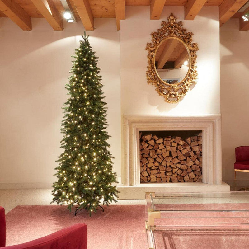 Enzo De Gasperi Albero di Natale Pino SLIM H 240 cm 610 MiniLED