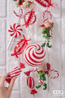 Enzo De Gasperi Decoro Elfo Cuoco con Candycane Natale 2025