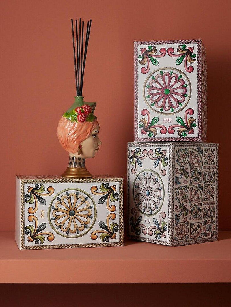 Vaso Testa Sicily contenitore Fragranza EDG Enzo De Gasperi