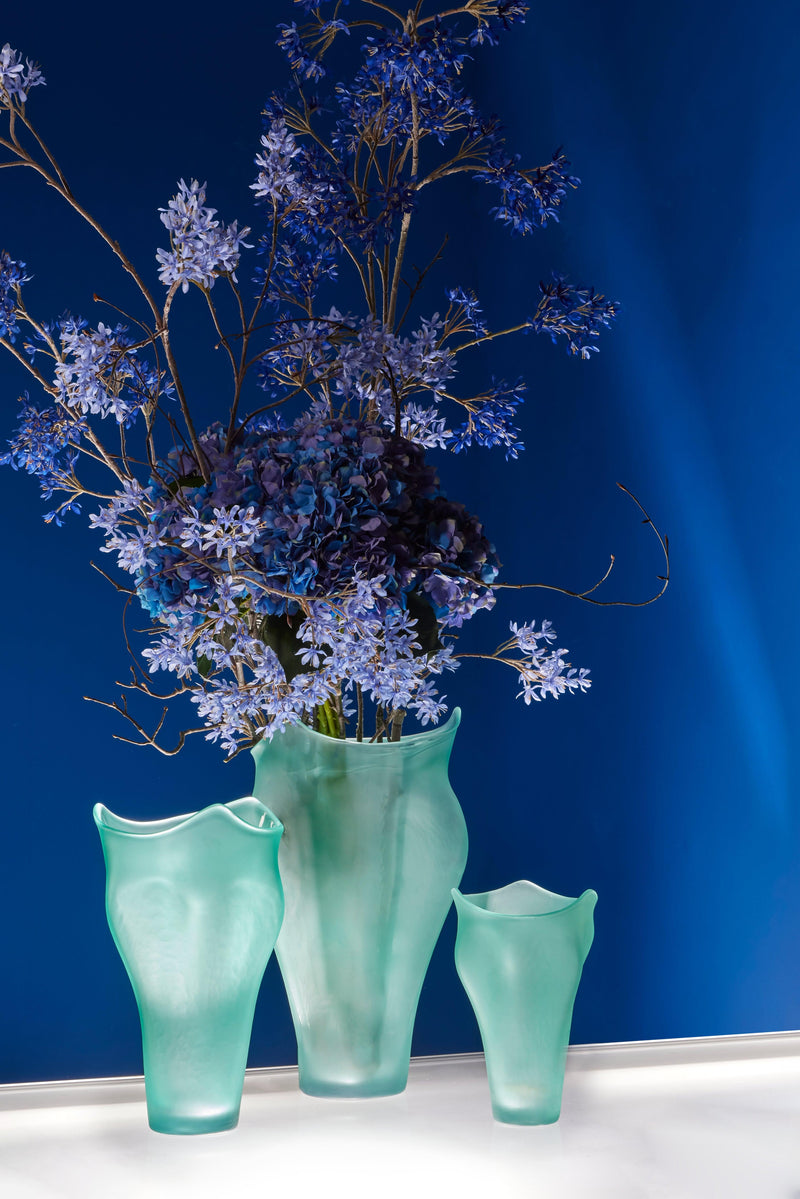 Vaso in vetro satinato Flexy By EDG Enzo De Gasperi