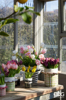 Bouquet Fiori artificiali 10 boccioli Rosapeonia Chic EDG Enzo De Gasperi