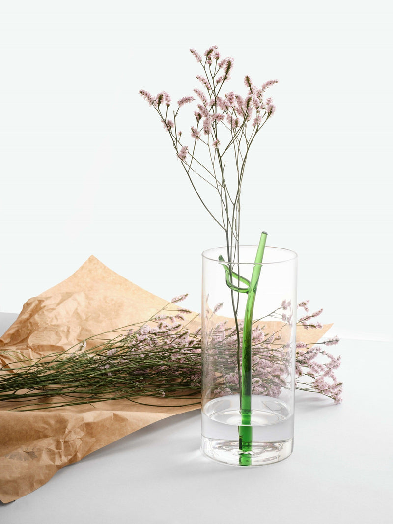 Ichendorf Milano Brocca Trasparente con Manico Verde | Collezione Tube | 120 cl | Vetro Borosilicato | Fatto a Mano Ichendorf Milano Brocca Trasparente con Manico Verde | Collezione Tube | 120 cl | Vetro Borosilicato | Fatto a Mano