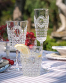 Servizio 6 Bicchieri Acqua trasparenti Baroque & Rock Baci Milano