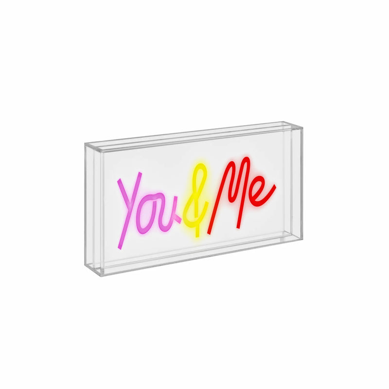 insegna luminosa you&me