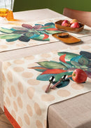 L'Oca Nera Runner Flora Pois Antimacchia Idrorepellente 50x155 cm