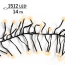 Kit Scenografico Natale | Albero Grandis Fir H 240 cm con Base Tronco e 1512 LED
