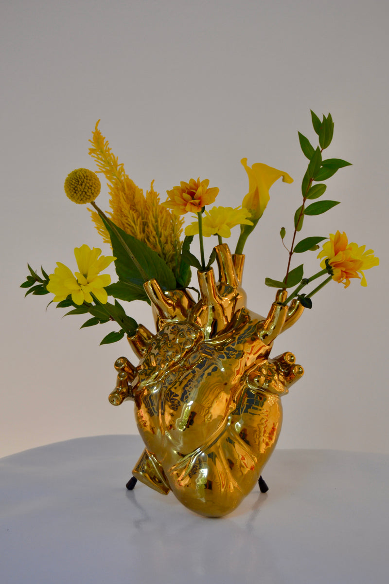 Seletti Vaso Oro Love In Bloom Gold