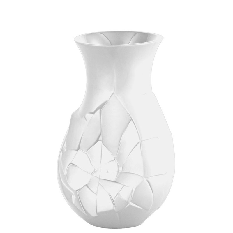 Rosenthal | Vaso Of Phases in porcellana smaltato bianco opaco