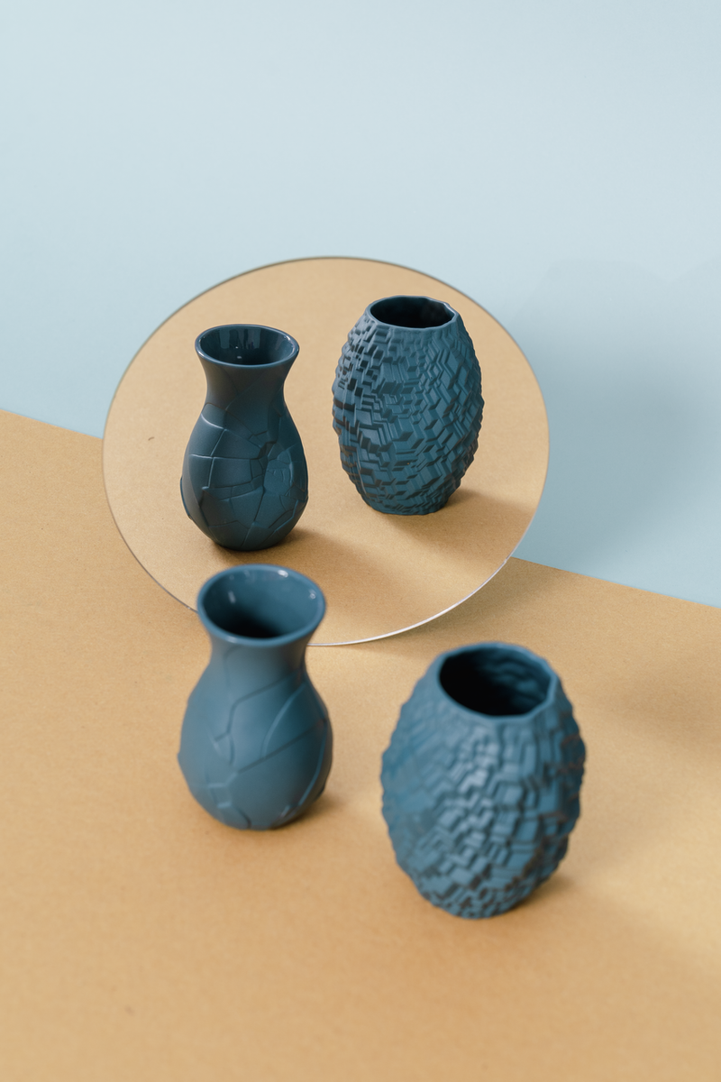 Rosenthal | Vaso Of Phases in porcellana smaltato bianco opaco