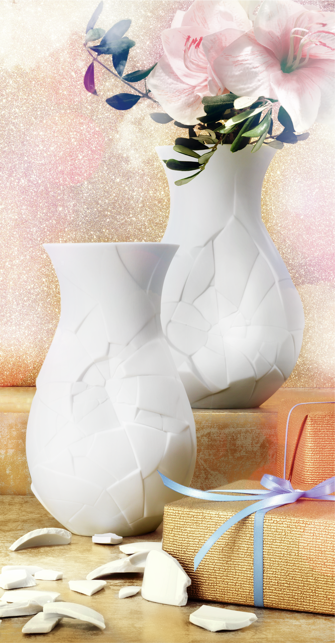 Rosenthal | Vaso Of Phases in porcellana smaltato bianco opaco