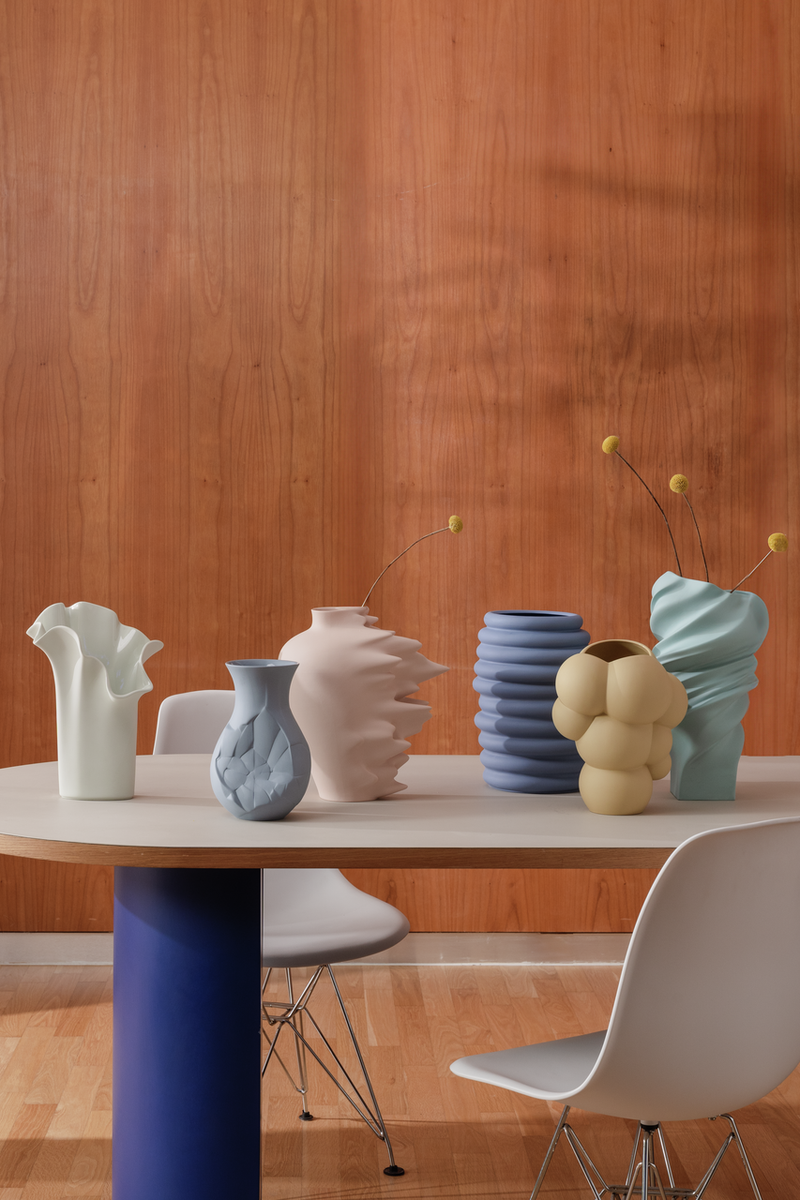 Rosenthal | Vaso Asym in porcellana smaltato bianco