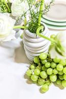 Rosenthal | Vaso Hop H 14 cm. in porcellana smaltato bianco opaco