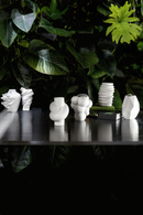 Rosenthal | Vaso Node in porcellana smaltato bianco opaco