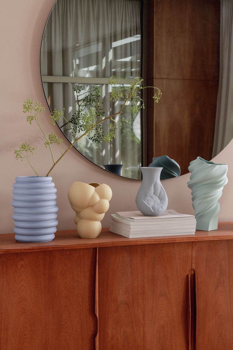 Rosenthal | Vaso Squall in porcellana smaltato bianco