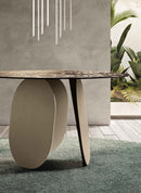 Capodarte | Tavolo Maya fisso tondo  Disponibile Ø 120 cm e Ø 140 cm