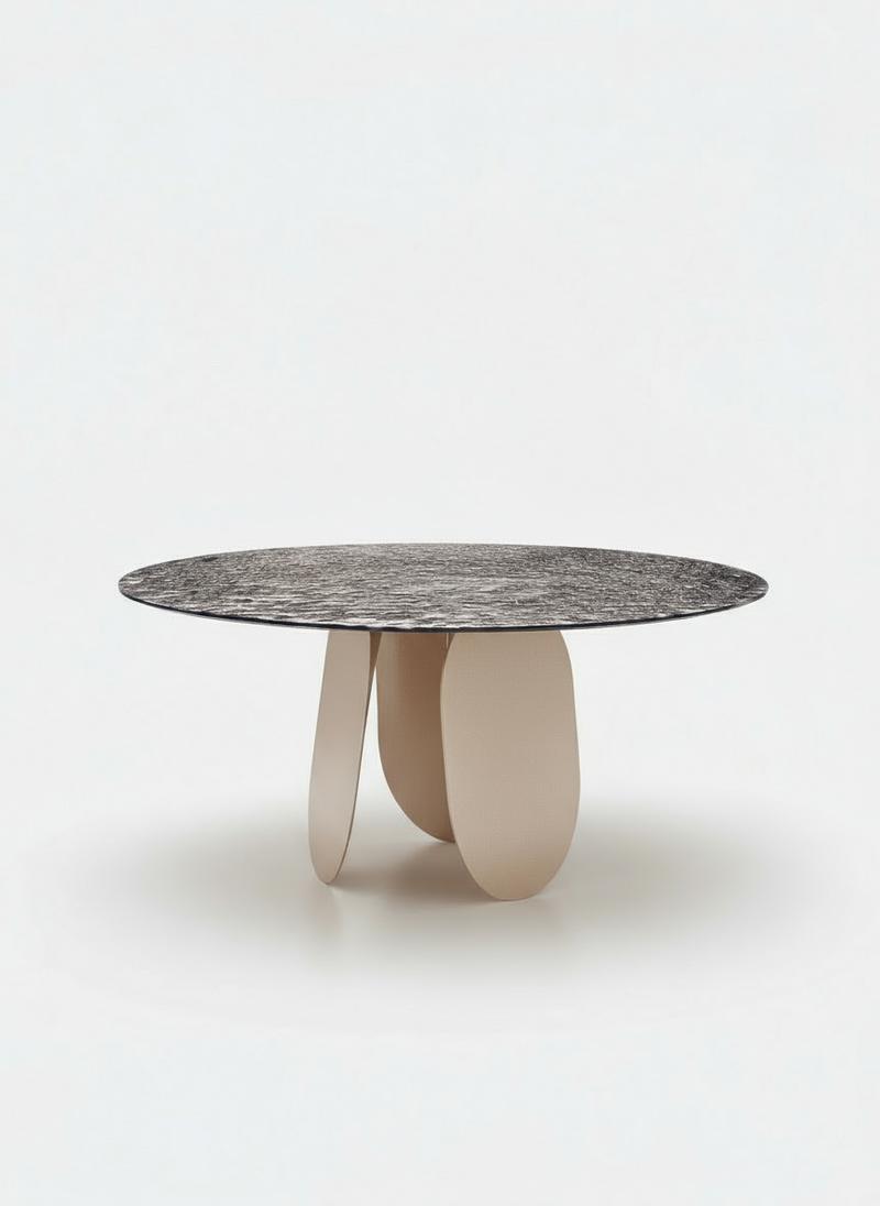 Capodarte | Tavolo Maya fisso tondo  Disponibile Ø 120 cm e Ø 140 cm