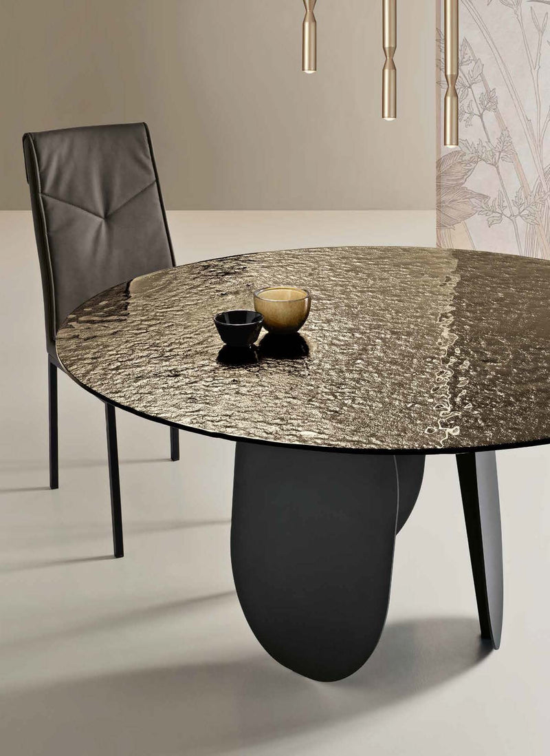 Capodarte | Tavolo Maya fisso tondo  Disponibile Ø 120 cm e Ø 140 cm