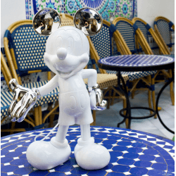 Scultura Pop Mickey Welcome Bicolore H 30 cm. Leblon Delienne