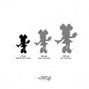 Scultura Pop Mickey With Love By Kelly Hoppen H 30 cm. Leblon Delienne