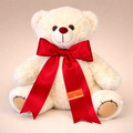 Madame Fioccò | Orso Teddy Natalizio con Fiocco Decorativo