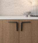 Tomasella | Madia Pandora in legno con basamento in metallo - Top Gres