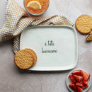 Simple Day | Piatto Rettangolare “È tutto buonissimo” in Gres