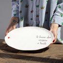 Simple Day | Piatto Ovale “Le buone idee vengono a tavola”