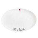 Simple Day | Piatto Ovale “Tutti a tavola”