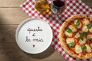 Simple Day | Piatto Pizza “Questa è la Mia” Ø 31,5 cm in Grès