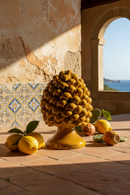 Pigna in ceramica Senape Verus Caltagirone