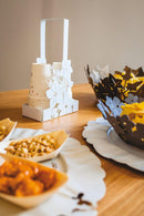 Porta bicchieri in metallo Fior di Loto Arti & Mestieri