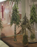 Kaemingk | Alberello Natalizio Innevato Merry Fir con Pigne - H. 75 cm