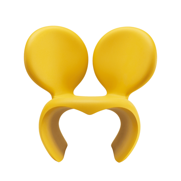 Poltrona Polietilene Don't F**K With The Mouse Giallo QEEBOO