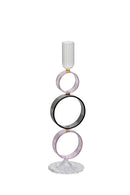Galbiati Milano | Candeliere 4 anelli in vetro borosilicato Chains & Rings