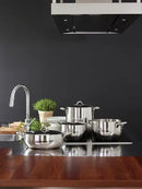 Sambonet Batteria Di Pentole Inox 7pz Kikka foto ambientata