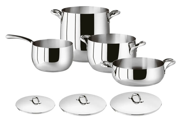 Sambonet Batteria Di Pentole Inox 7pz Kikka