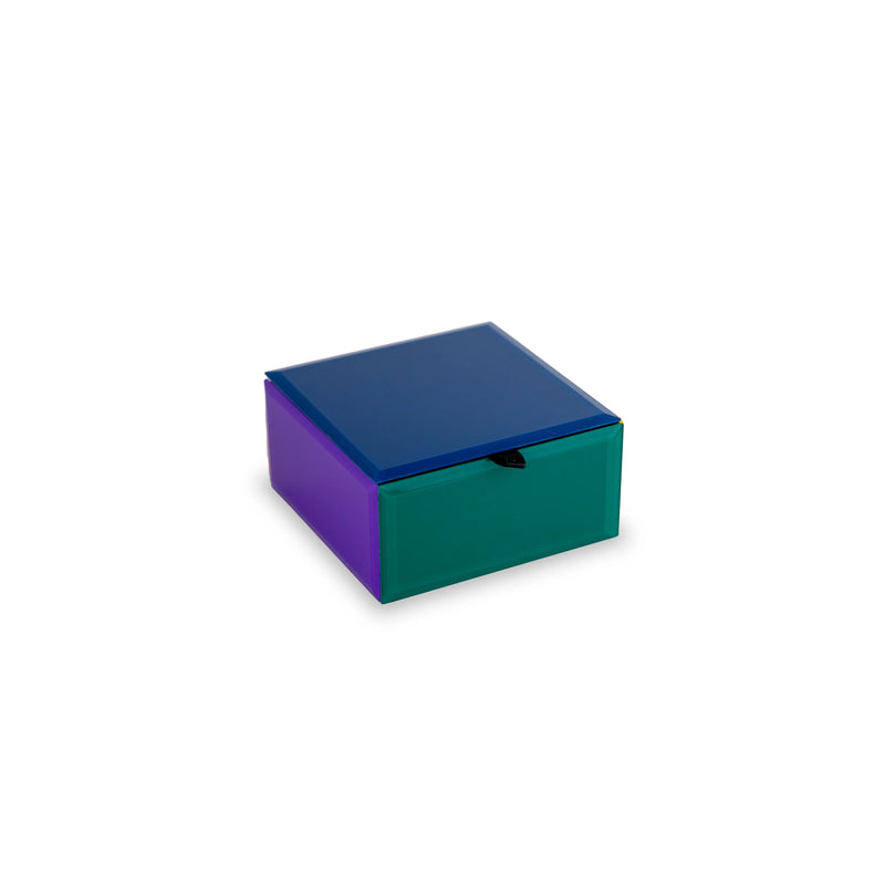Cofanetto In Vetro blu piccolo