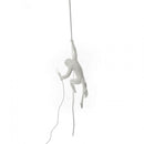 Lampada Resina Sospensione Monkey Swing White SELETTI