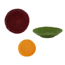 Bordallo - Pinheiro Servizio di Piatti 12 pz. in ceramica | Amazònia multicolor Marrone - Arancio - Verde