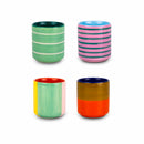 WD Lifestyle Set 4 Bicchierini Da Caffè In Stoneware | 200ml