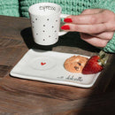 Simple Day | Set 2 Piattini per Tazze Espresso Dolcetto