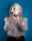 Teschio in Porcellana Kintsugi Skull Seletti
