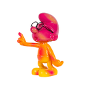Scultura Pop Puffo Jokey Brain Sunrise H 18 cm. Leblon Delienne