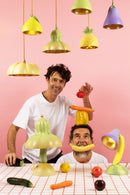 Seletti lampada da Tavolo Vitamin in resina Aubergine - Melanzana